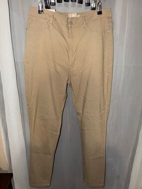 Women's Skinny Pants in Tan - Stretch Slim Fit